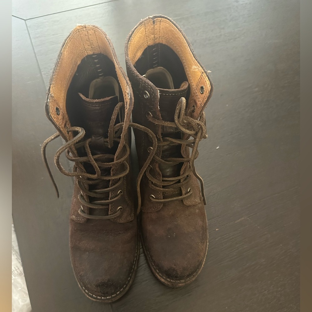 Women Frye Brown Leather Boots